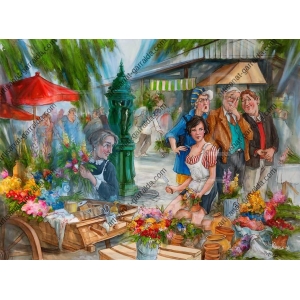 Marché aux fleurs V172
