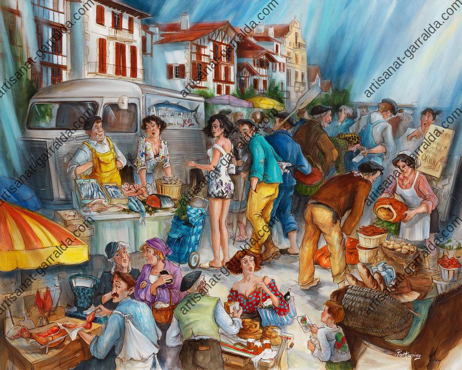 Marché sur le quai Ravel EH176