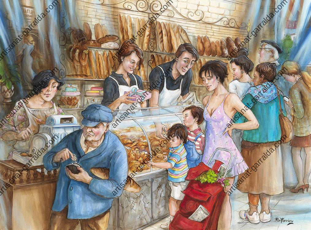 La queue à la boulangerie V186